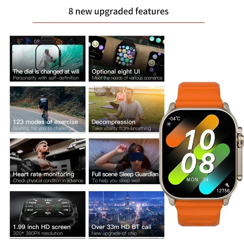 Nuovo Smartwatch Serie 9 PK HK - Health Wellness Bracelet recensione e prezzo